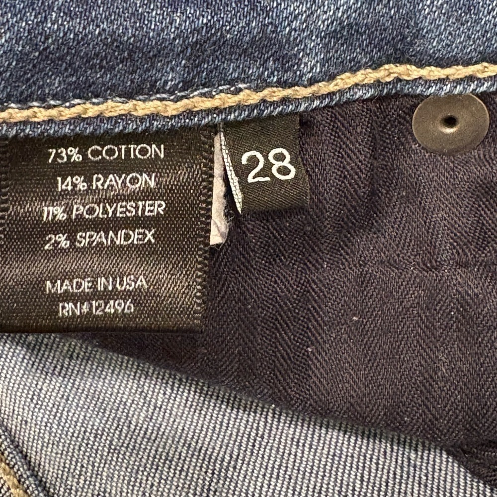 Parker Smith Women's Jeans Size 28
Straight Stretch Denim Blue Cotton Blend - Picture 8 of 9